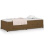 Sofá cama de madera maciza de pino marrón miel 80x200 cm de vidaXL, Camas y somieres - Ref: Foro24-821587, Precio: 204,25 €, ...