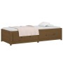 Sofá cama de madera maciza de pino marrón miel 80x200 cm de vidaXL, Camas y somieres - Ref: Foro24-821587, Precio: 204,25 €, ...
