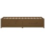 Sofá cama de madera maciza de pino marrón miel 80x200 cm de vidaXL, Camas y somieres - Ref: Foro24-821587, Precio: 204,25 €, ...
