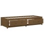 Sofá cama de madera maciza de pino marrón miel 80x200 cm de vidaXL, Camas y somieres - Ref: Foro24-821587, Precio: 204,25 €, ...