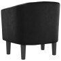 Sillón cuero sintético negro en Sillones | Comprar online en Foru.es