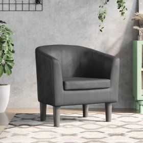Sillón cuero sintético gris en Sillones | Comprar online en Foru.es