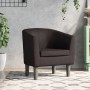 Sillón cuero sintético marrón en Sillones | Comprar online en Foru.es