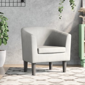 Sillón cuero sintético blanco en Sillones | Comprar online en Foru.es