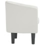 Sillón cuero sintético blanco en Sillones | Comprar online en Foru.es