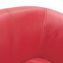 Sillón cuero sintético rojo en Sillones | Comprar online en Foru.es