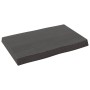 Tablero mesa madera tratada borde vivo marrón 60x40x(2-6) cm de vidaXL, Tableros para mesas - Ref: Foro24-363997, Precio: 35,...