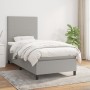 Cama box spring con colchón tela gris claro 80x200 cm de vidaXL, Camas y somieres - Ref: Foro24-3141569, Precio: 299,45 €, De...