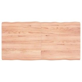 Tablero mesa madera tratada borde natural marrón 120x60x(2-6)cm de vidaXL, Tableros para mesas - Ref: Foro24-363961, Precio: ...