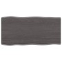 Tablero mesa madera tratada borde vivo marrón 80x40x(2-4) cm de vidaXL, Tableros para mesas - Ref: Foro24-364005, Precio: 36,...