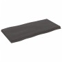 Tablero mesa madera tratada borde vivo marrón 80x40x(2-4) cm de vidaXL, Tableros para mesas - Ref: Foro24-364005, Precio: 36,...