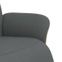 Sillón reclinable con reposapiés tela gris oscuro en Sillones | Comprar online en Foru.es