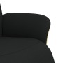 Sillón reclinable con reposapiés tela negra en Sillones | Comprar online en Foru.es