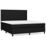 Cama box spring con colchón tela negro 180x200 cm de vidaXL, Camas y somieres - Ref: Foro24-3141635, Precio: 639,90 €, Descue...