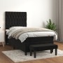 Cama box spring con colchón cuero sintético negro 90x190 cm de vidaXL, Camas y somieres - Ref: Foro24-3137997, Precio: 365,81...
