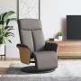 Sillón reclinable con reposapiés tela gris taupe en Sillones | Comprar online en Foru.es