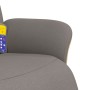 Sillón reclinable de masaje con reposapiés tela gris taupe en Sillones | Comprar online en Foru.es