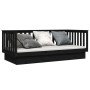 Sofá cama de madera maciza de pino negro 100x200 cm de vidaXL, Camas y somieres - Ref: Foro24-821573, Precio: 159,96 €, Descu...