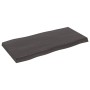 Tablero mesa madera tratada borde vivo marrón 100x50x(2-6) cm de vidaXL, Tableros para mesas - Ref: Foro24-364018, Precio: 61...