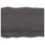 Tablero mesa madera tratada borde vivo marrón 80x60x(2-6) cm de vidaXL, Tableros para mesas - Ref: Foro24-364012, Precio: 58,...