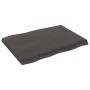 Tablero mesa madera tratada borde vivo marrón 80x60x(2-6) cm de vidaXL, Tableros para mesas - Ref: Foro24-364012, Precio: 58,...