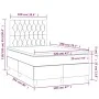 Boxspringbett mit dunkelgrauer Stoffmatratze 120x200 cm von vidaXL, Betten und Lattenroste - Ref: Foro24-3142002, Preis: 404,...