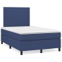 Cama box spring con colchón tela azul 120x200 cm de vidaXL, Camas y somieres - Ref: Foro24-3141607, Precio: 424,30 €, Descuen...