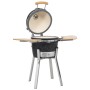 Kamado Barbacoa Parrilla y Ahumador Cerámico 81 cm de vidaXL, Barbacoas - Ref: Foro24-41721, Precio: 465,93 €, Descuento: %