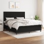 Cama box spring con colchón tela negro 180x200 cm de vidaXL, Camas y somieres - Ref: Foro24-3141955, Precio: 605,16 €, Descue...
