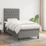 Box spring bed with dark gray fabric mattress 90x190 cm by vidaXL, Beds and slatted bases - Ref: Foro24-3141978, Price: 337,3...