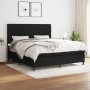 Cama box spring con colchón tela negro 180x200 cm de vidaXL, Camas y somieres - Ref: Foro24-3142035, Precio: 633,08 €, Descue...