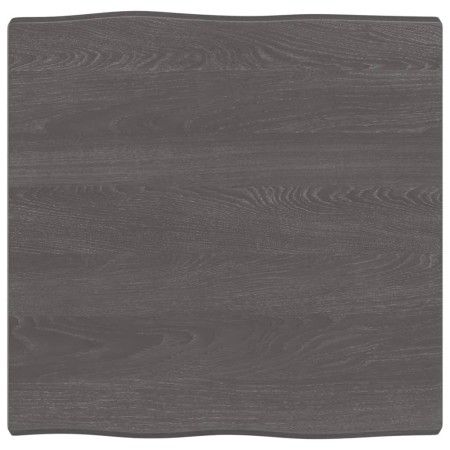 Tablero mesa madera tratada borde vivo marrón 60x60x(2-4) cm de vidaXL, Tableros para mesas - Ref: Foro24-364002, Precio: 39,...