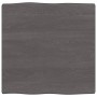 Tablero mesa madera tratada borde vivo marrón 60x60x(2-4) cm de vidaXL, Tableros para mesas - Ref: Foro24-364002, Precio: 39,...
