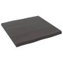 Tablero mesa madera tratada borde vivo marrón 60x60x(2-4) cm de vidaXL, Tableros para mesas - Ref: Foro24-364002, Precio: 39,...