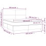 Cama box spring con colchón tela color crema 160x200 cm de vidaXL, Camas y somieres - Ref: Foro24-3141630, Precio: 584,02 €, ...