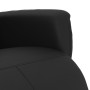 Sillón reclinable con reposapiés cuero sintético negro en Sillones | Comprar online en Foru.es