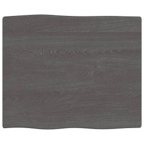 Tablero mesa madera tratada roble borde vivo marrón 60x50x2 cm de vidaXL, Tableros para mesas - Ref: Foro24-363998, Precio: 2...