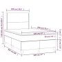 Box spring bed with dark gray fabric mattress 120x200 cm by vidaXL, Beds and slatted bases - Ref: Foro24-3142242, Price: 381,...