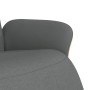 Sillón reclinable con reposapiés tela gris oscuro en Sillones | Comprar online en Foru.es