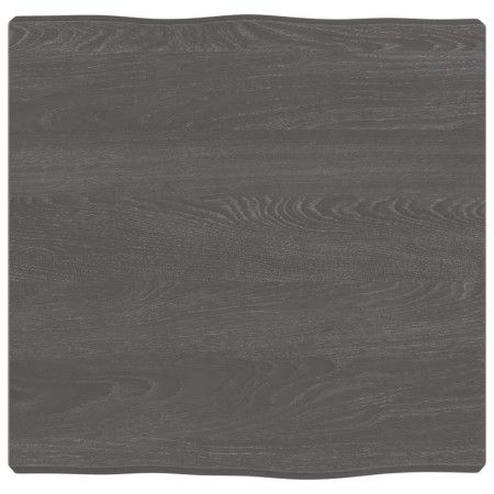 Tablero mesa madera tratada borde vivo marrón 40x40x(2-4) cm de vidaXL, Tableros para mesas - Ref: Foro24-363993, Precio: 37,...