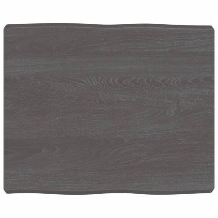 Tablero mesa madera tratada borde vivo marrón 60x50x(2-6) cm de vidaXL, Tableros para mesas - Ref: Foro24-364000, Precio: 42,...