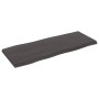 Tablero mesa madera tratada borde vivo marrón 100x40x(2-4) cm de vidaXL, Tableros para mesas - Ref: Foro24-364014, Precio: 43...
