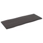 Tablero mesa madera tratada roble borde vivo marrón 100x40x2 cm de vidaXL, Tableros para mesas - Ref: Foro24-364013, Precio: ...