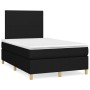 Cama box spring con colchón tela negro 120x200 cm de vidaXL, Camas y somieres - Ref: Foro24-3142163, Precio: 399,49 €, Descue...