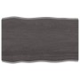 Tablero mesa madera tratada borde vivo marrón 80x50x(2-6) cm de vidaXL, Tableros para mesas - Ref: Foro24-364009, Precio: 51,...
