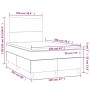 Cama box spring con colchón tela color crema 120x200 cm de vidaXL, Camas y somieres - Ref: Foro24-3142166, Precio: 432,48 €, ...