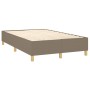 Cama box spring con colchón tela gris taupe 120x200 cm de vidaXL, Camas y somieres - Ref: Foro24-3142325, Precio: 403,46 €, D...