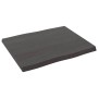 Tablero mesa madera tratada borde vivo marrón 60x50x(2-4) cm de vidaXL, Tableros para mesas - Ref: Foro24-363999, Precio: 34,...
