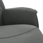 Sillón reclinable con reposapiés tela gris oscuro en Sillones | Comprar online en Foru.es