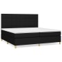 Cama box spring con colchón tela negro 200x200 cm de vidaXL, Camas y somieres - Ref: Foro24-3142363, Precio: 682,90 €, Descue...